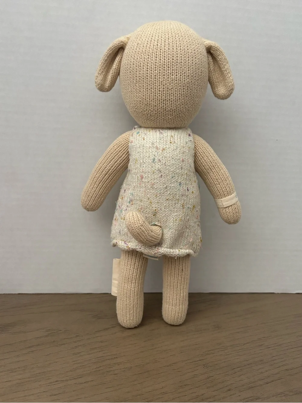 Cuddle & Kind “ Mia “ The Dog Stuffed Knitted Plush Animal Made In Peru 12” - Picture 4 of 6